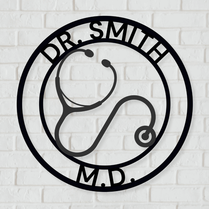 Custom Doctor Metal Wall Art