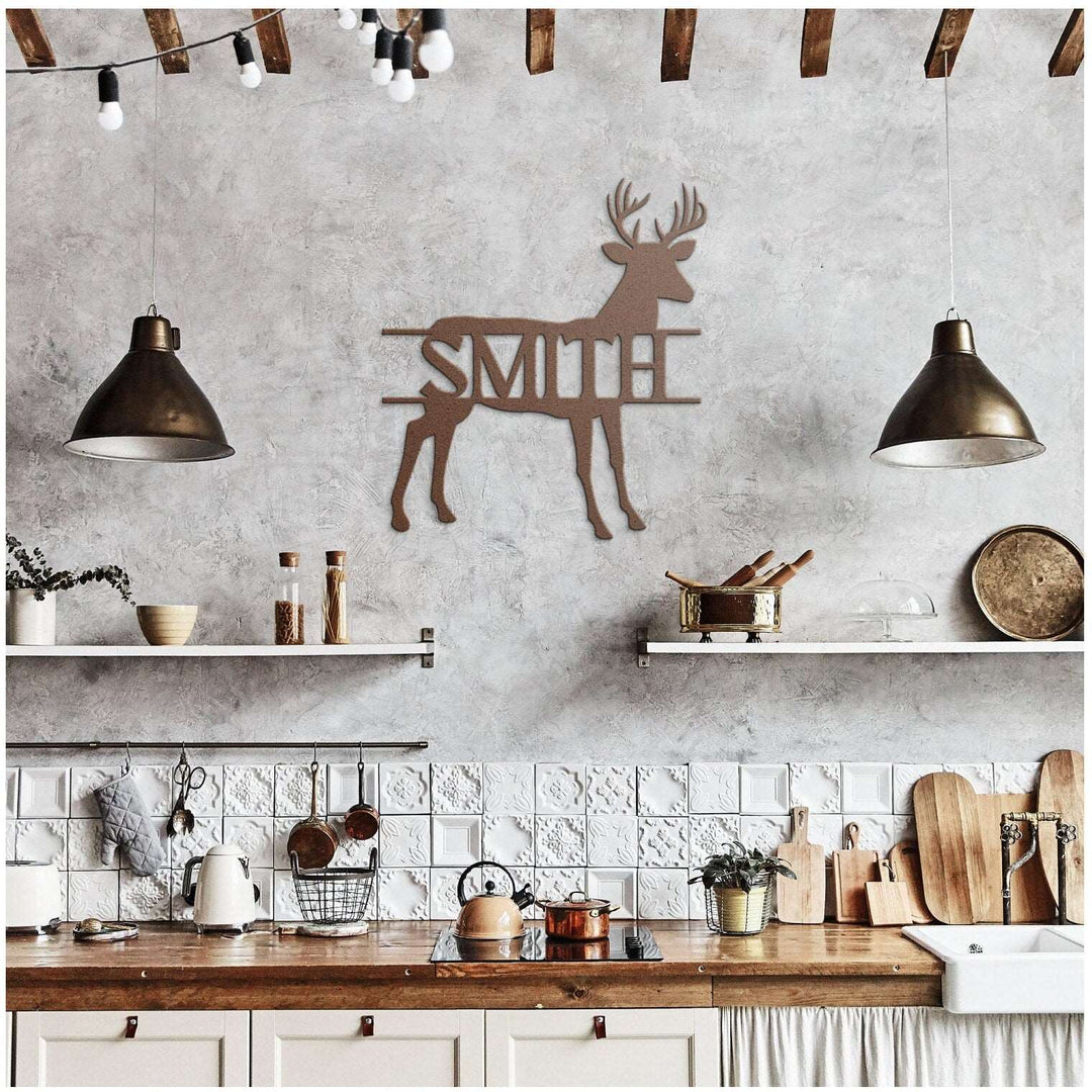 Custom Deer Metal Wall Art