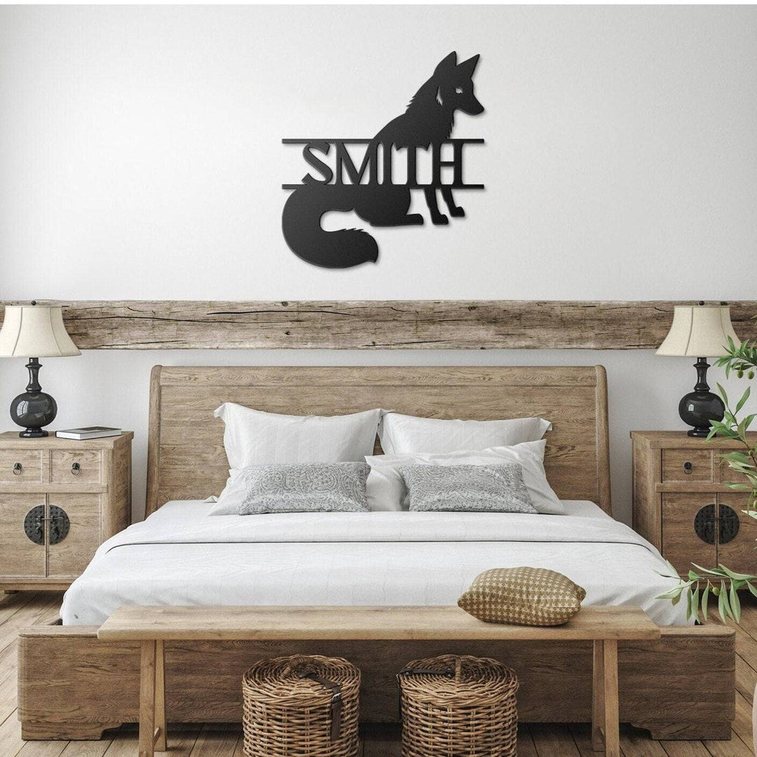 Custom Fox Metal Wall Art