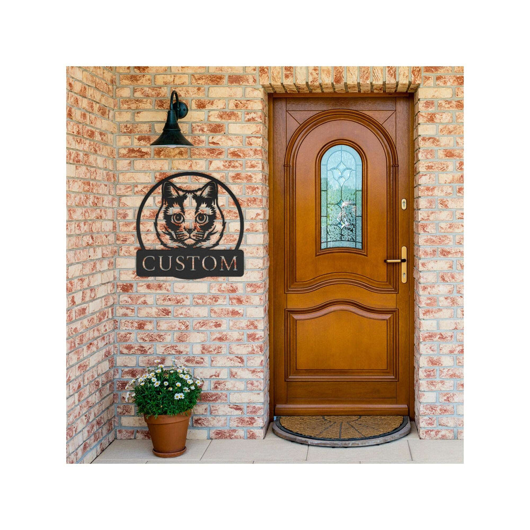 Custom Bengal Cat Metal Sign