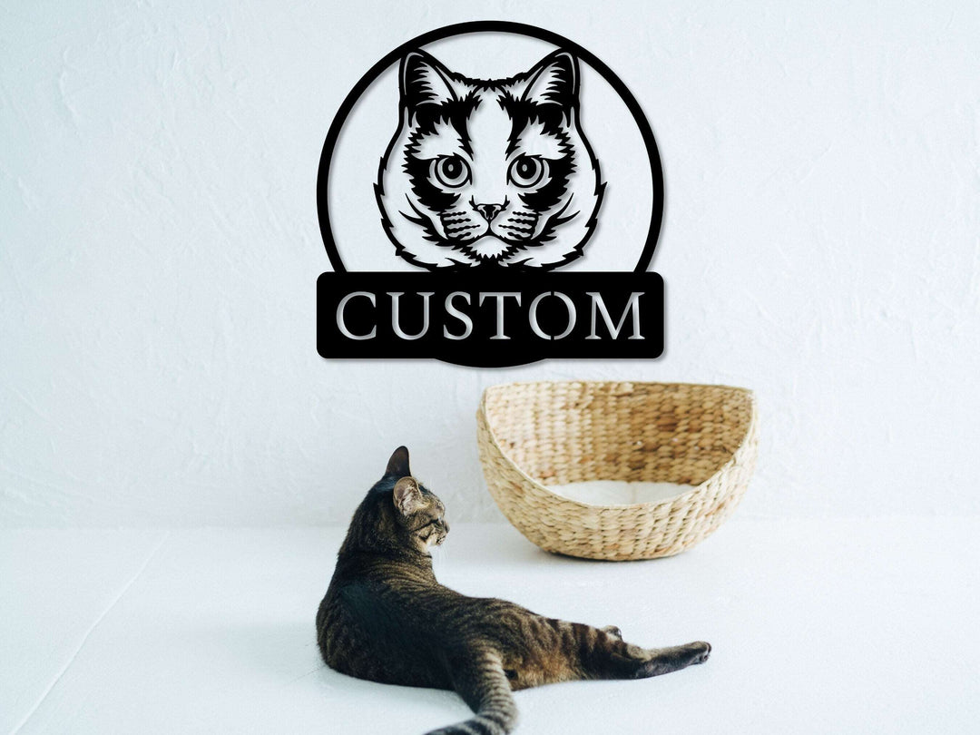 Custom Bengal Cat Metal Sign