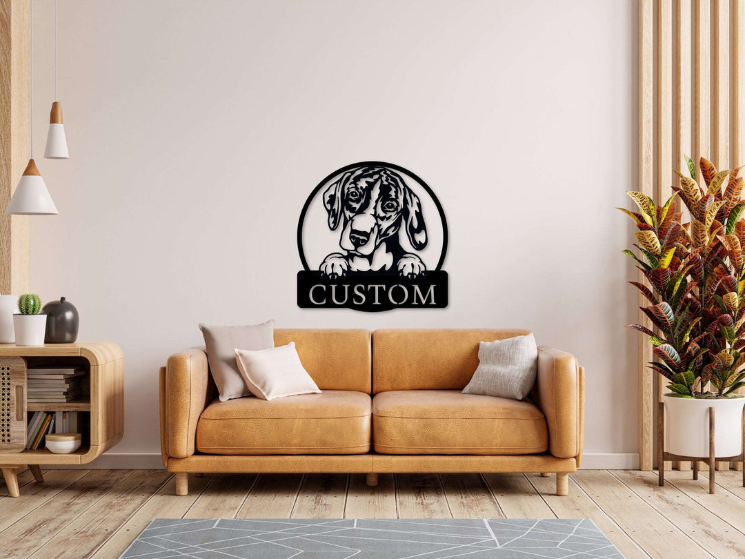 Custom English Pointer Sign