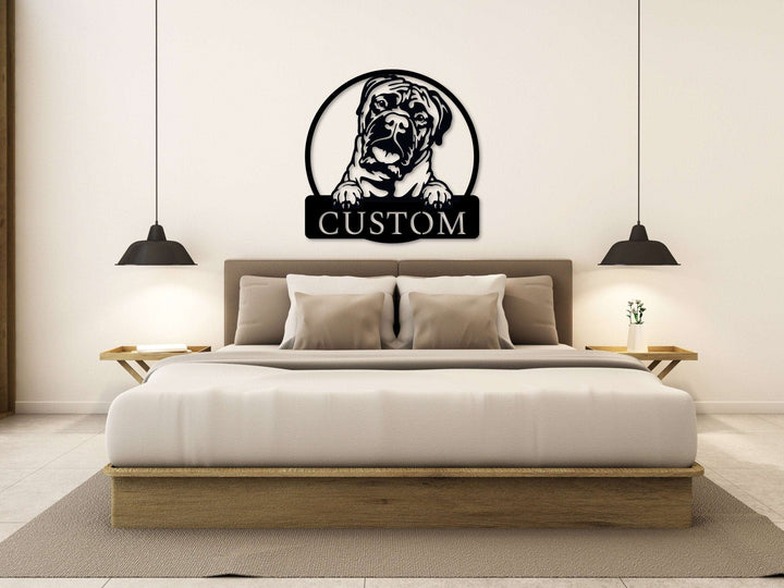 Custom Bullmastiff Sign