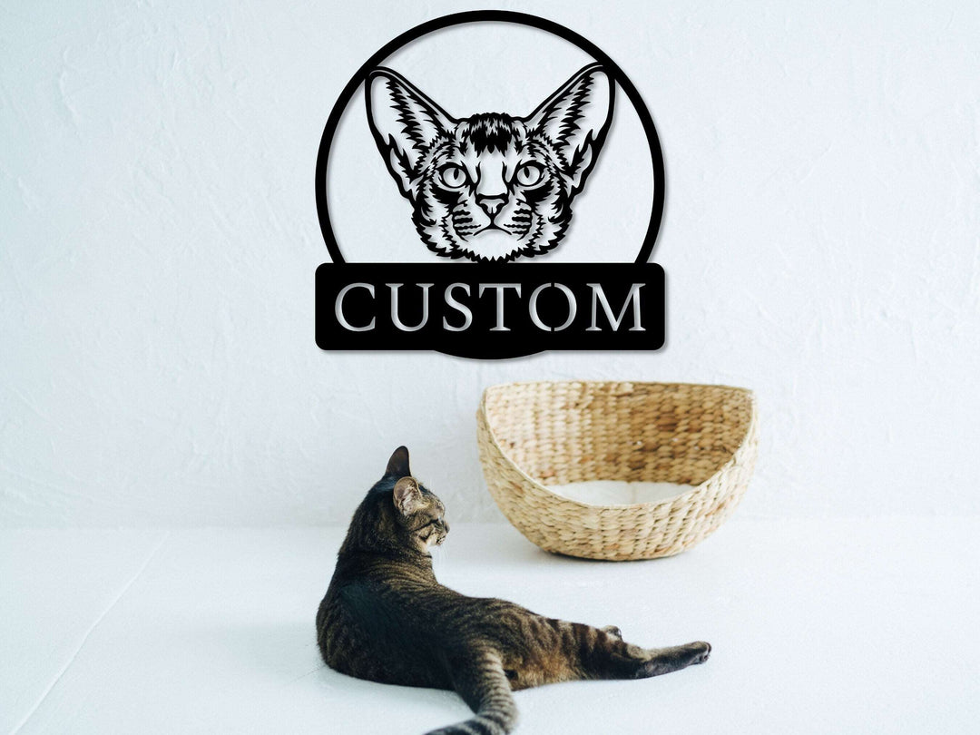 Custom Birman Cat Metal Sign