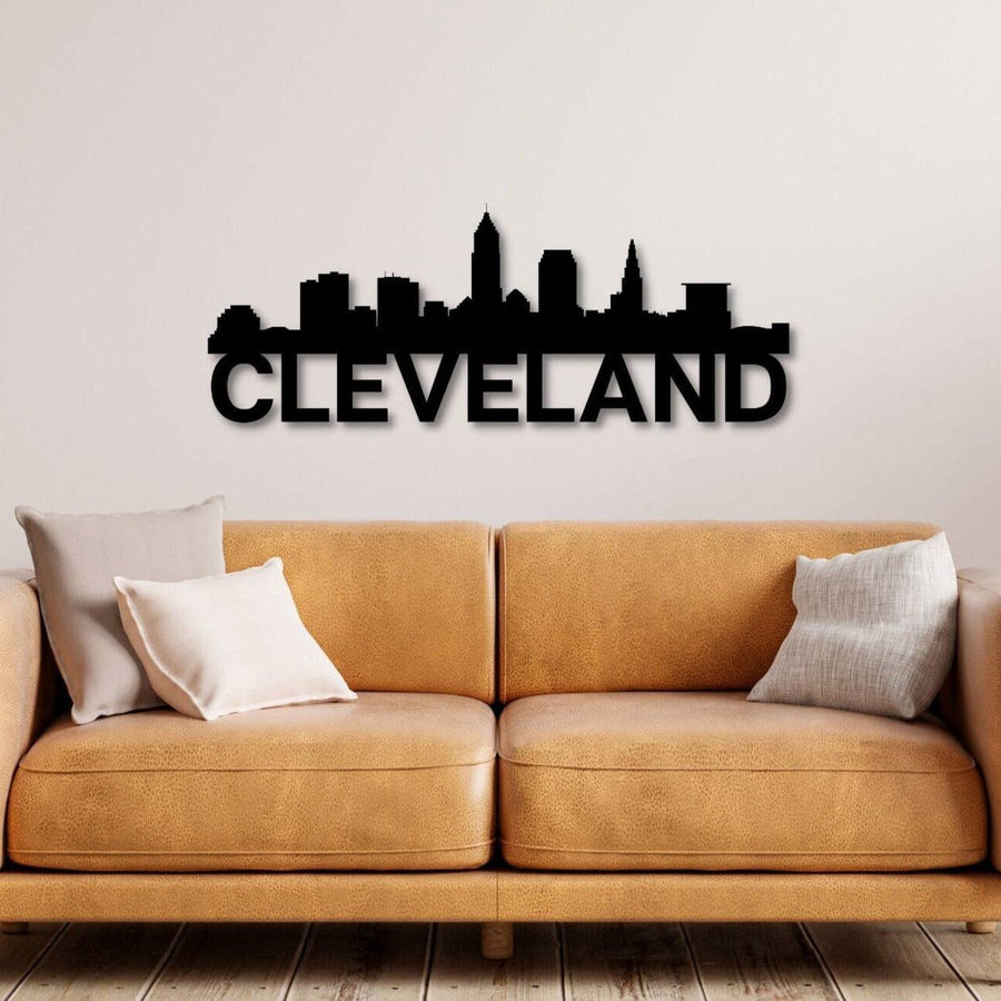 Cleveland Skyline Metal Wall Art