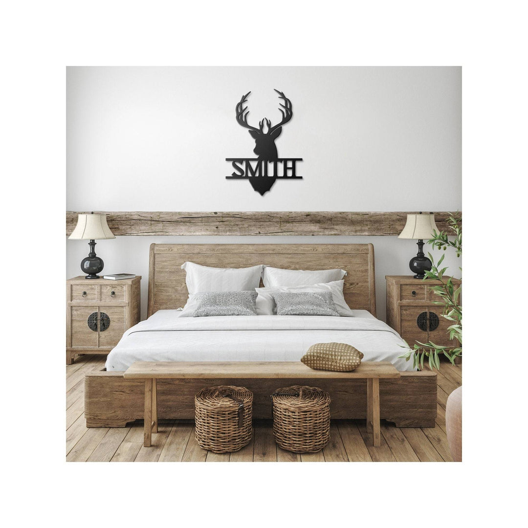 Custom Deer Hunting Metal Wall Art