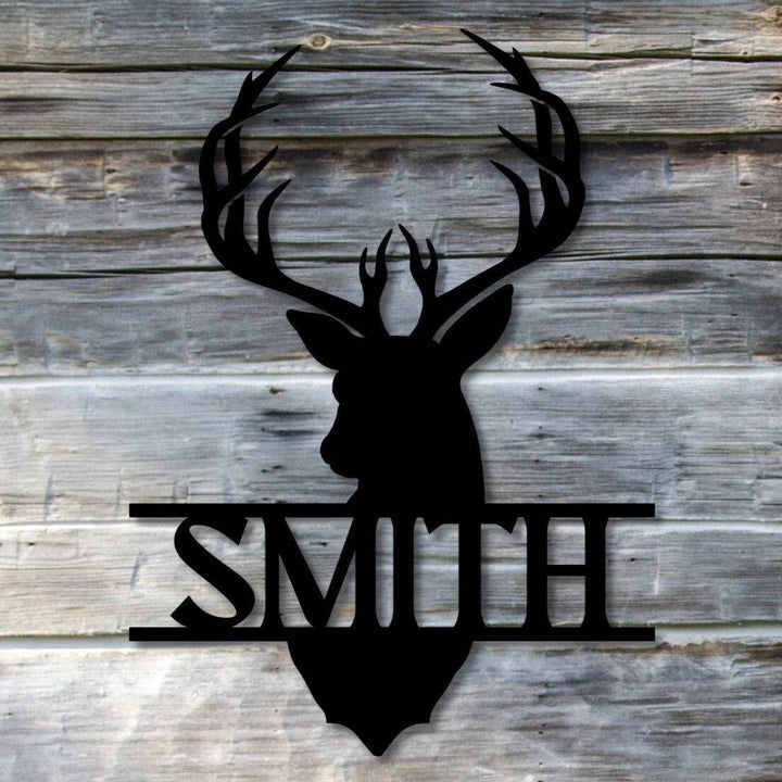 Custom Deer Hunting Metal Wall Art