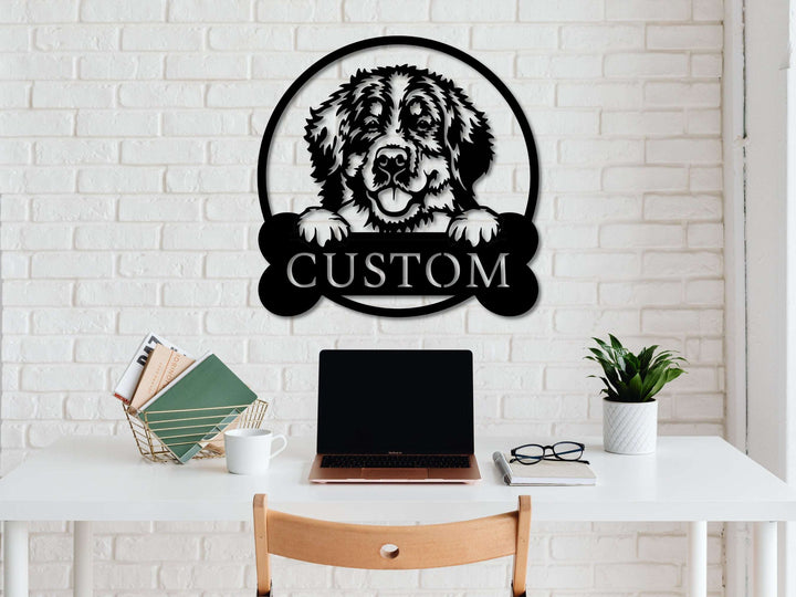 Custom Bernese Mountain Dog Wall Art