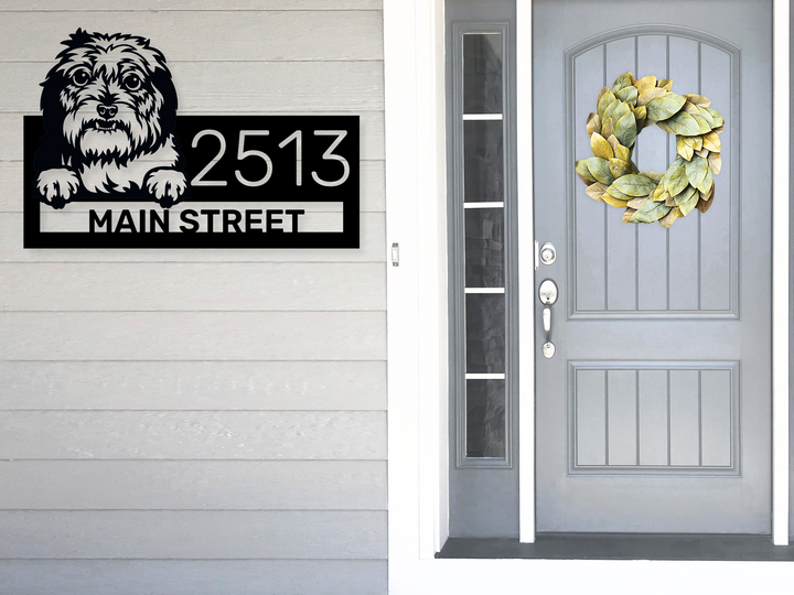 Shih Tzu Address Sign