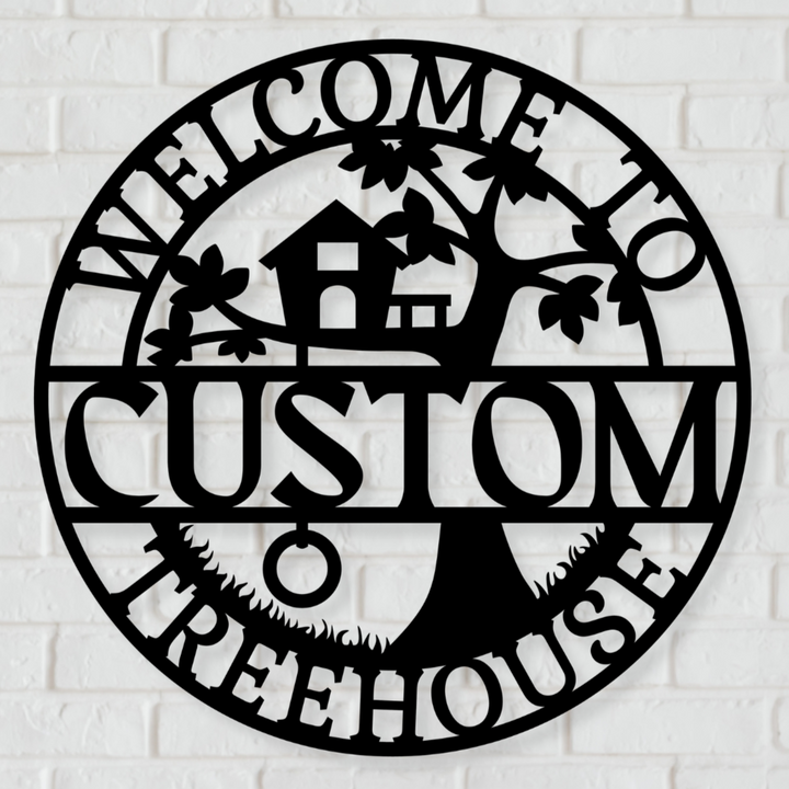 Custom Treehouse Sign