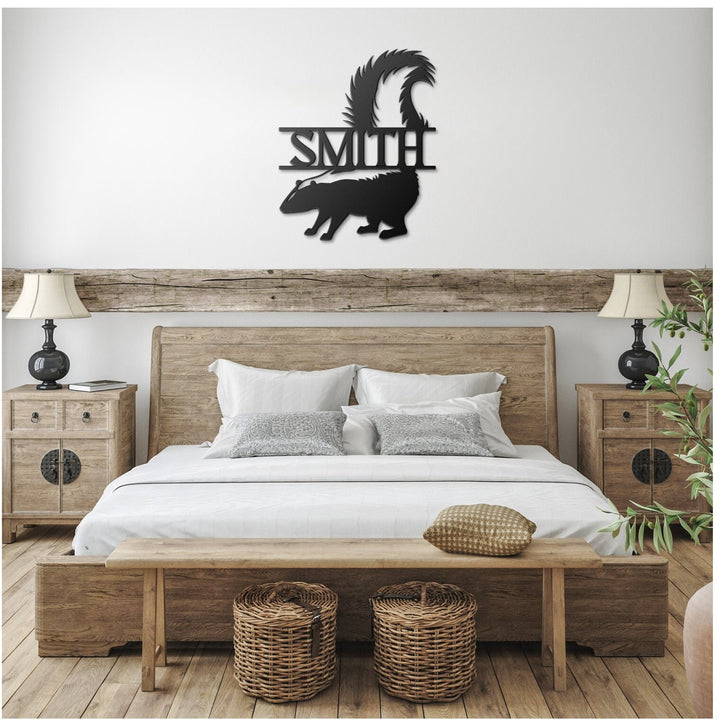 Custom Skunk Metal Wall Art