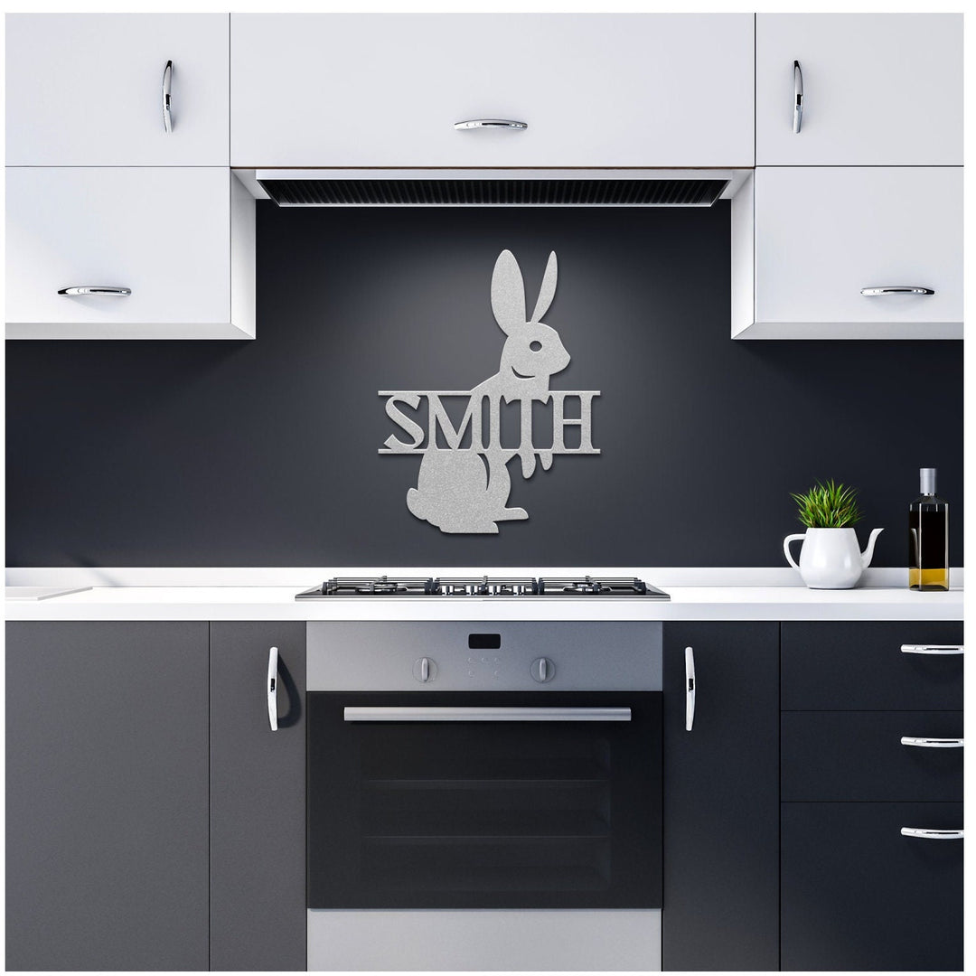 Custom Rabbit Metal Wall Art