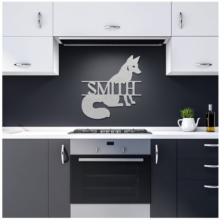 Custom Fox Metal Wall Art