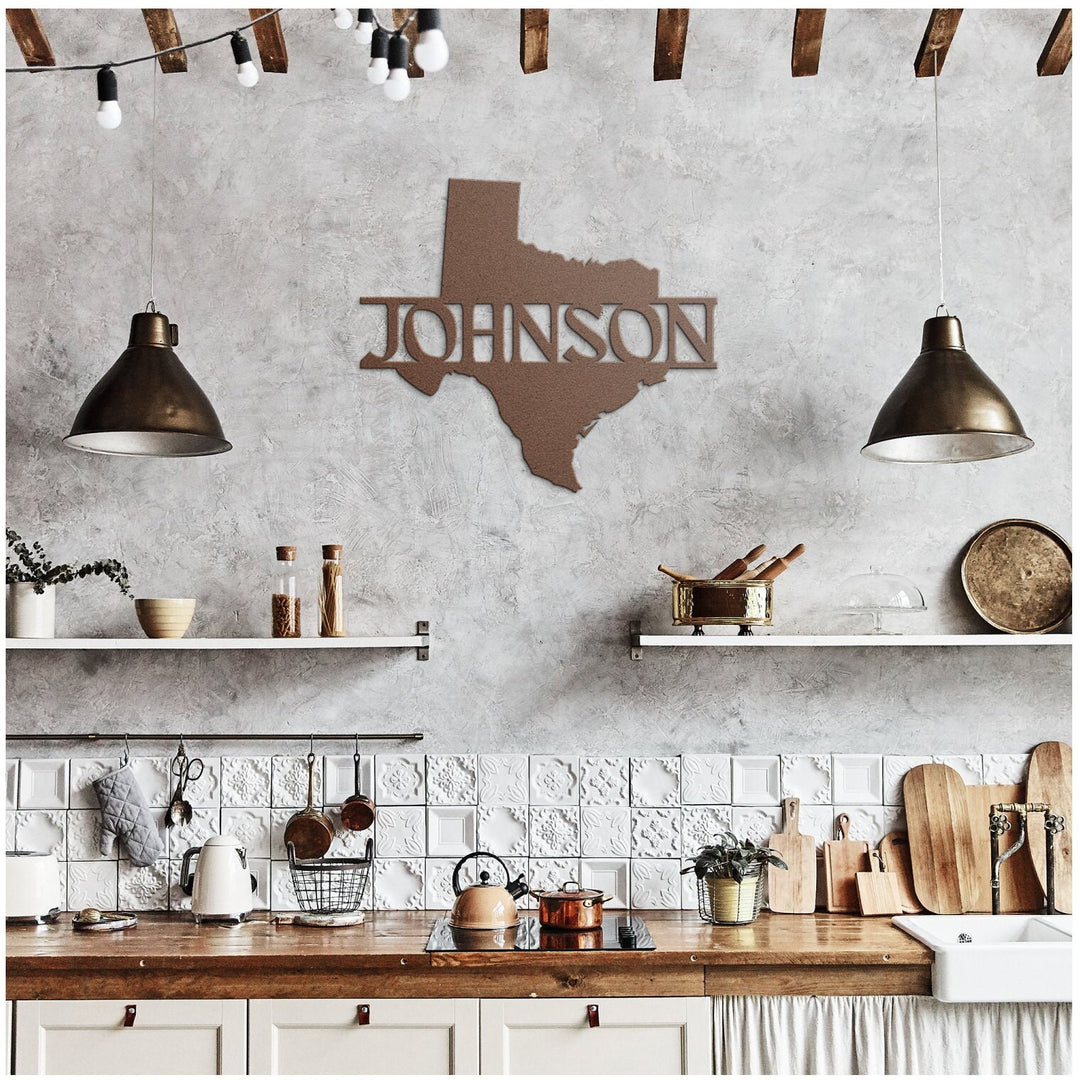 Custom Texas Wall Art