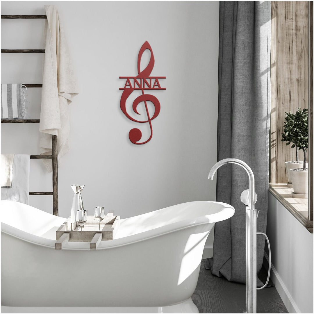 Music Metal Wall Art - Custom Music Studio Decor