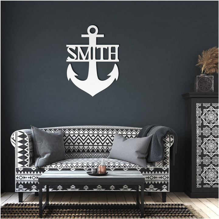 Custom Metal Anchor Decor