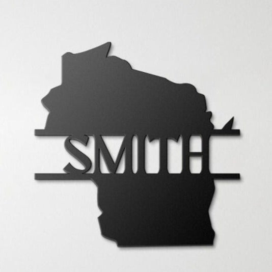 Custom Wisconsin Wall Art