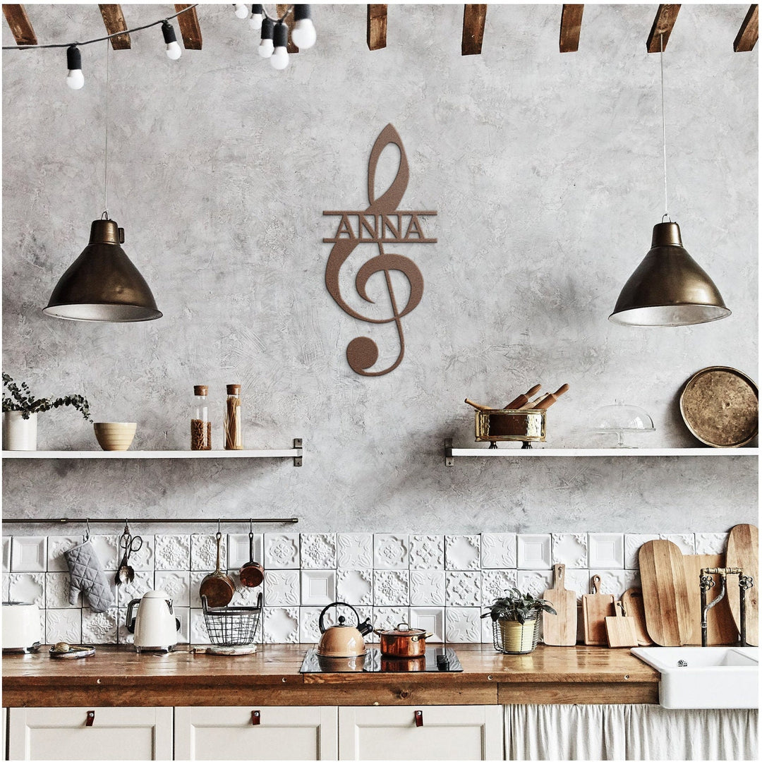 Music Metal Wall Art - Custom Music Studio Decor