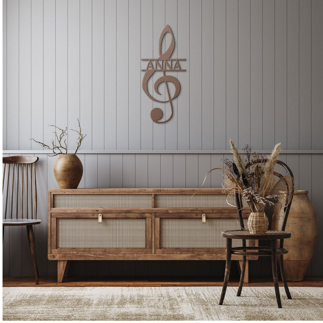 Music Metal Wall Art - Custom Music Studio Decor