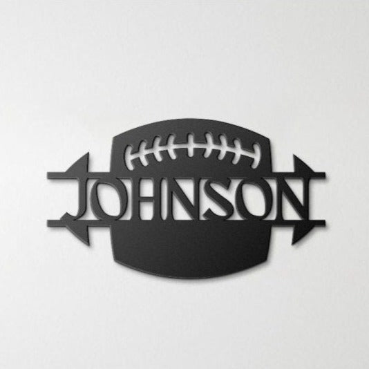 Custom Football Metal Wall Art