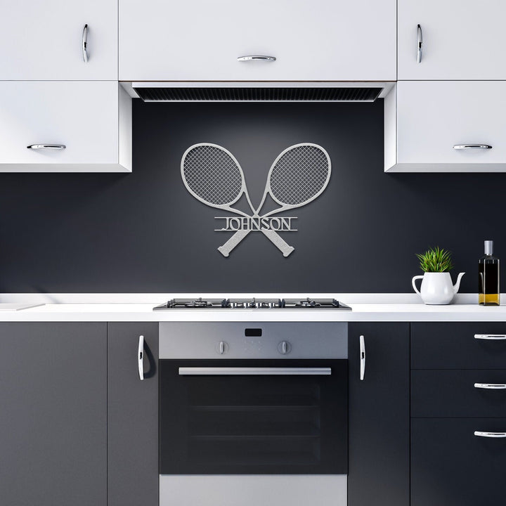 Custom Tennis Metal Wall Art