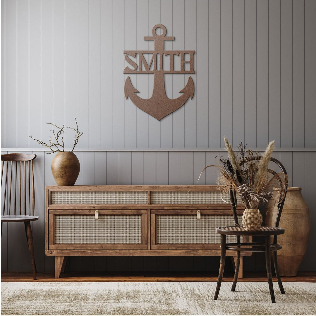 Custom Metal Anchor Decor