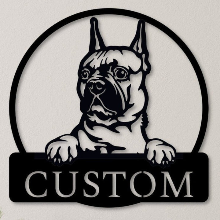 Custom French Bulldog Sign