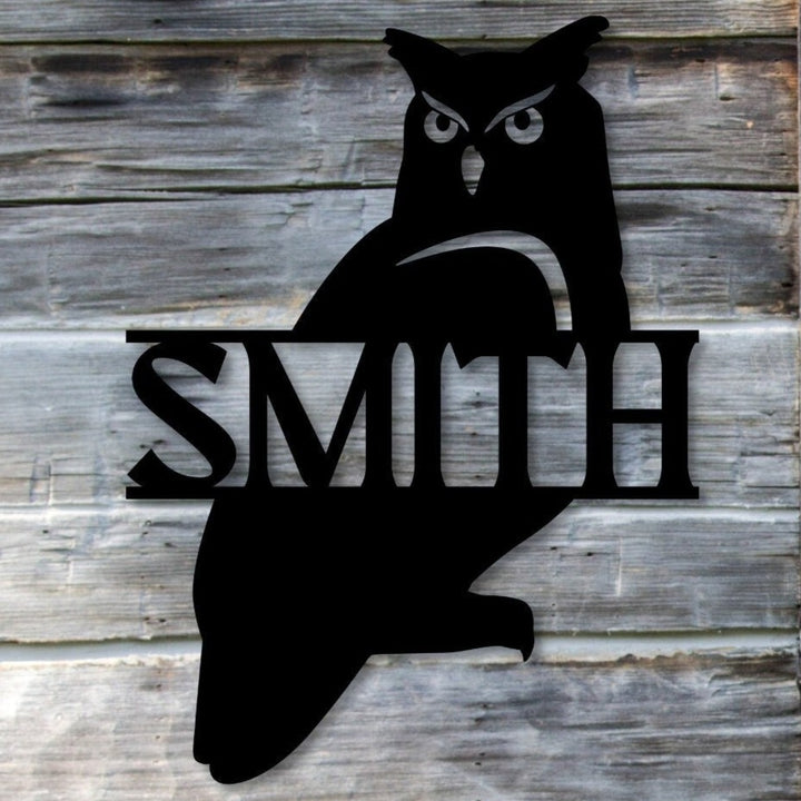 Custom Owl Metal Wall Art