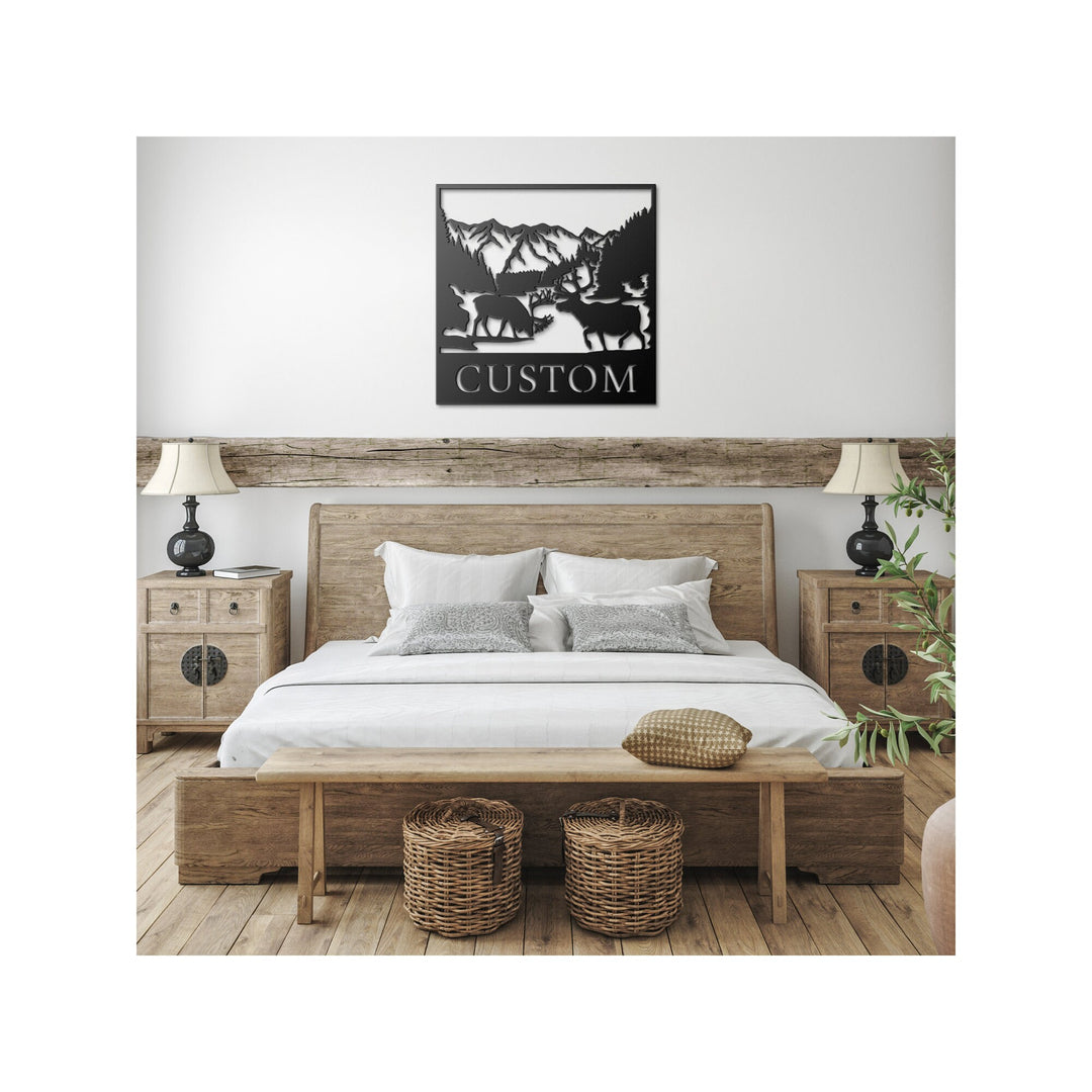 Custom Moose Metal Wall Art