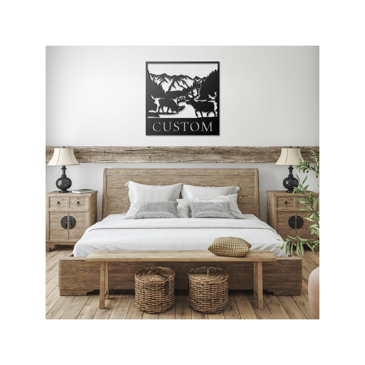 Custom Moose Metal Wall Art