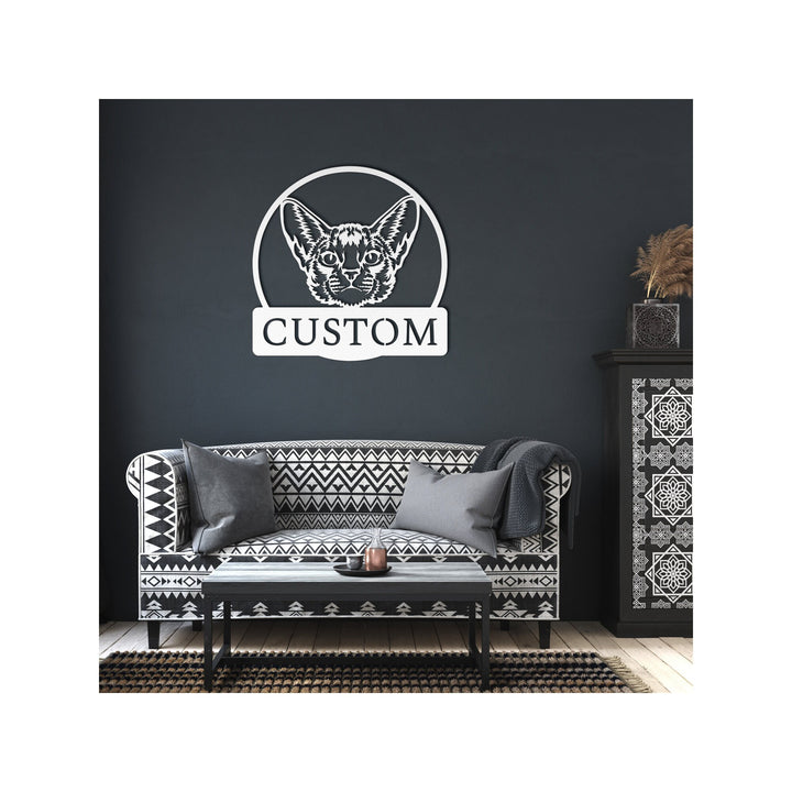 Custom Birman Cat Metal Sign