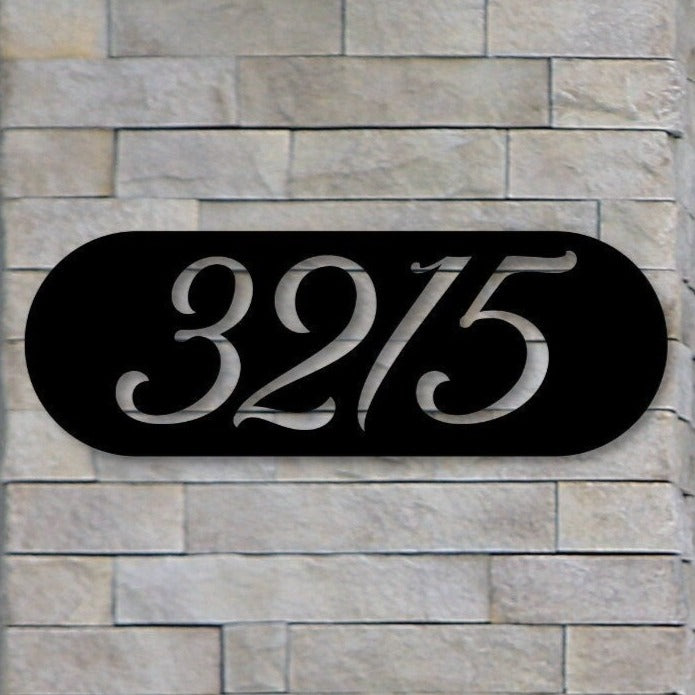 House Numbers Horizontal