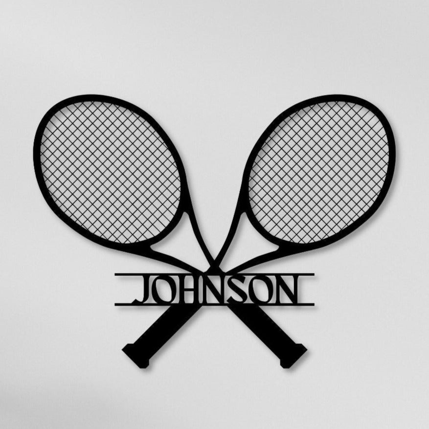 Custom Tennis Metal Wall Art