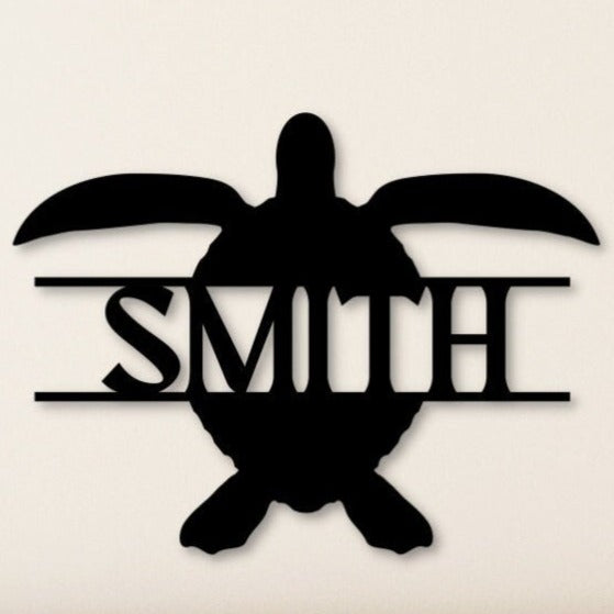 Custom Turtle Metal Wall Art