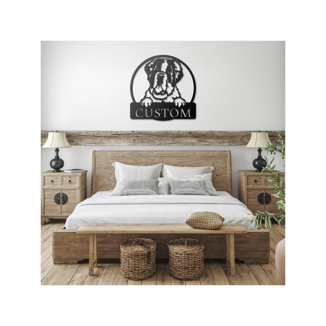 Custom Saint Bernard Sign