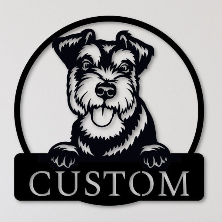 Custom Schnauzer Sign