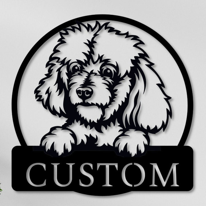 Custom Poodle Sign