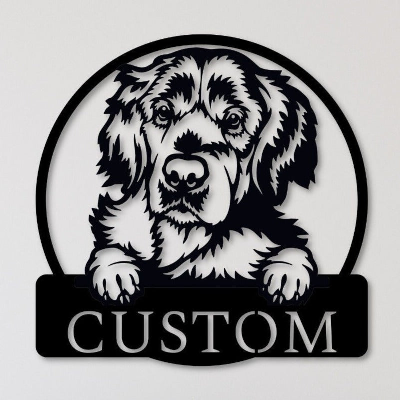 Custom Golden Retriever Sign