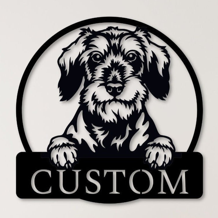 Custom Miniature Schnauzer Sign