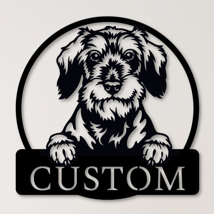 Custom Miniature Schnauzer Sign