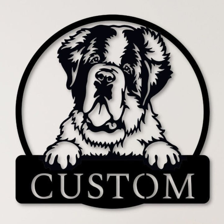 Custom Saint Bernard Sign