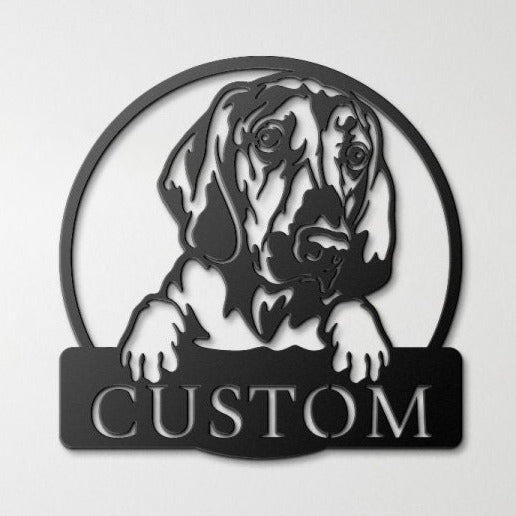 Custom Bloodhound Sign