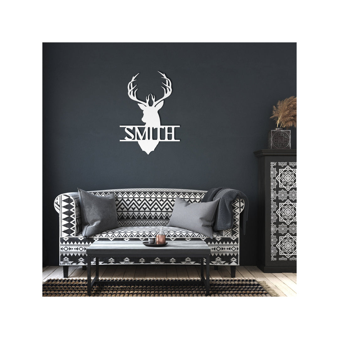 Custom Deer Hunting Metal Wall Art