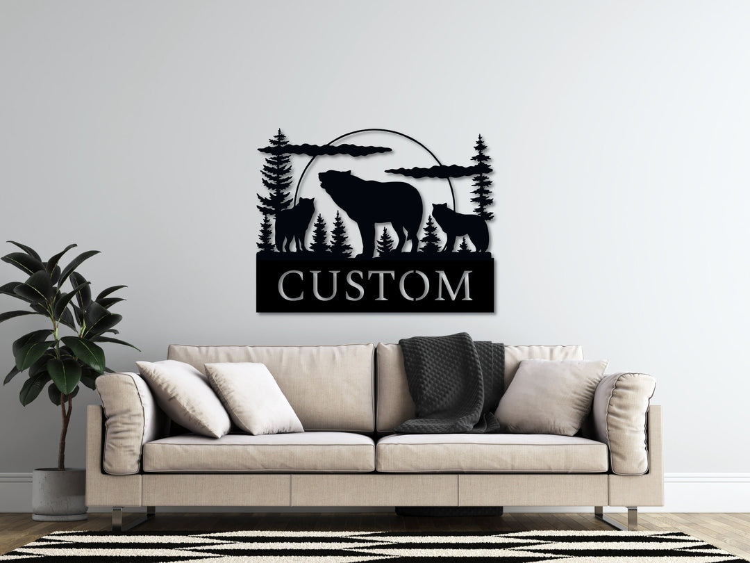 Custom Wolf Metal Wall Art