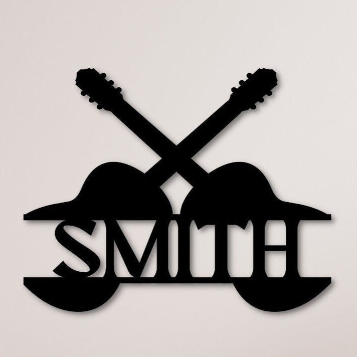 Custom Guitar Metal Wall Art