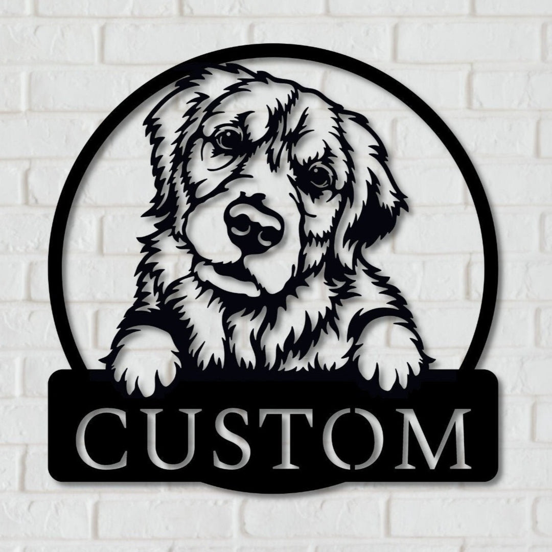 Custom Golden Retriever Sign