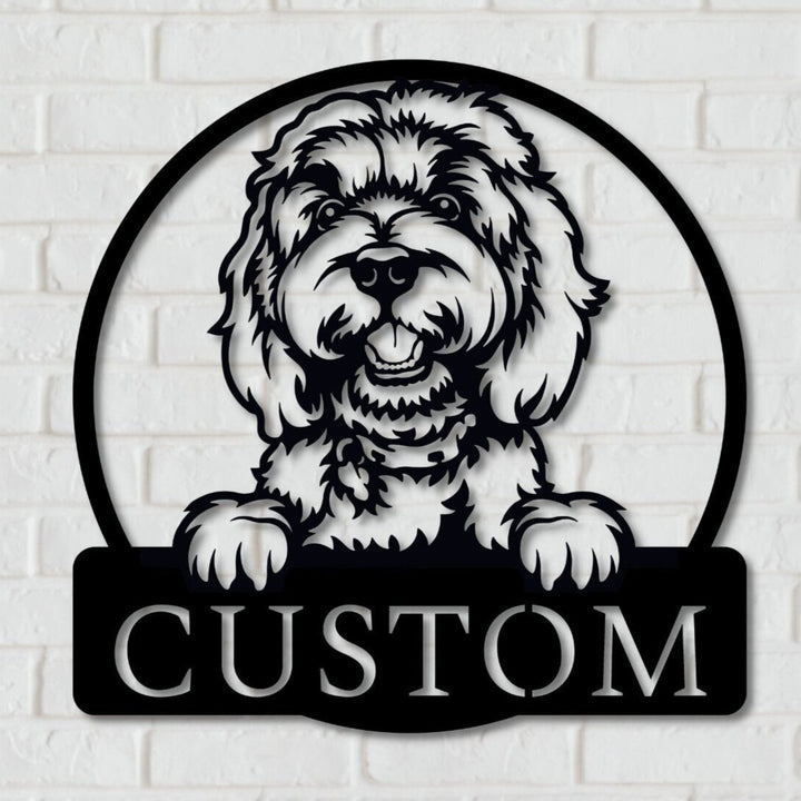 Custom Labradoodle Sign