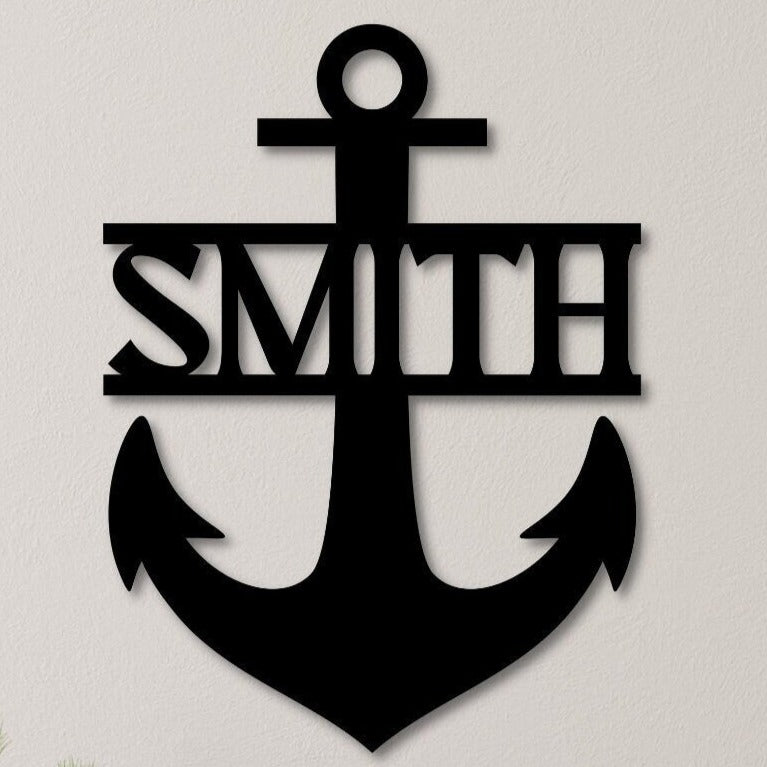 Custom Metal Anchor Decor