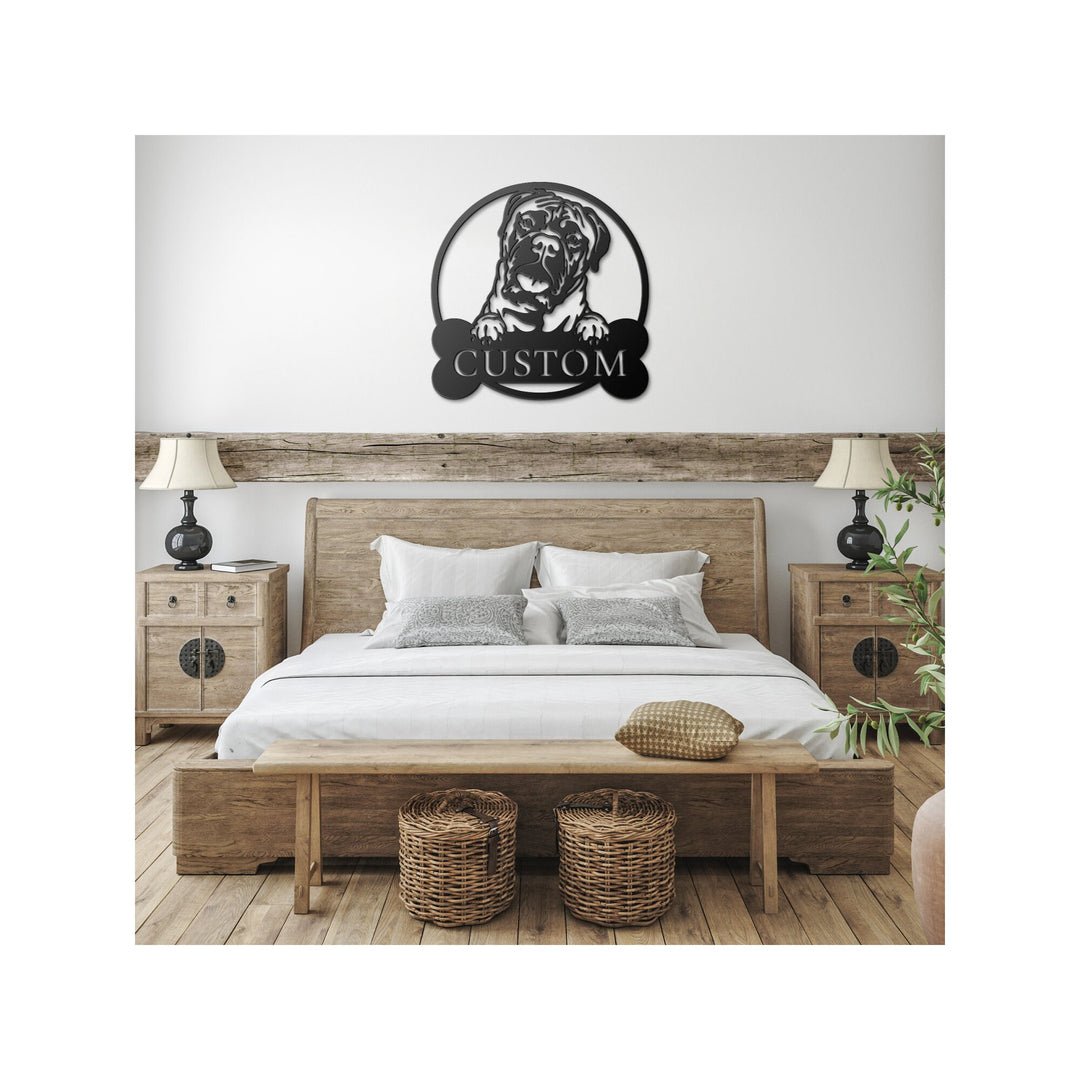 Custom Bullmastiff Wall Art