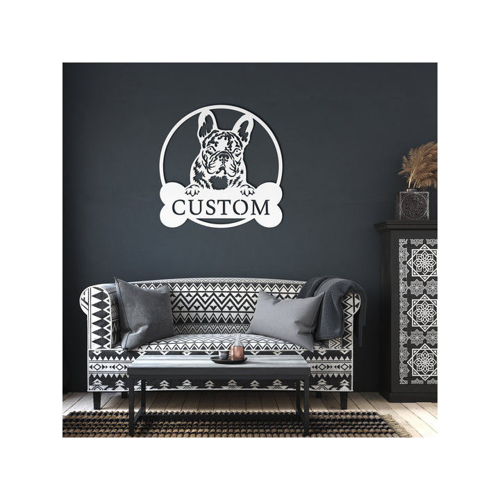 Custom French Bulldog Wall Art